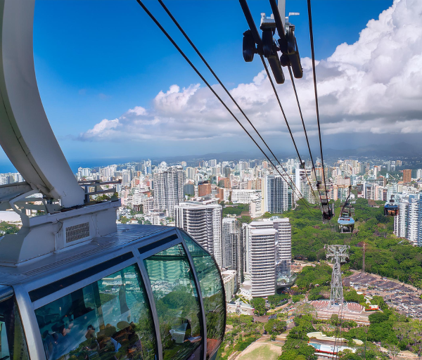 Teleférico Dominicano Aceita Cartões Visa